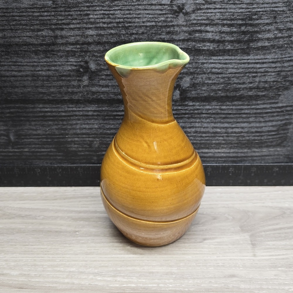 Vintage Glazed Vase By "BEN" - Rare Find - Beautiful Twisting